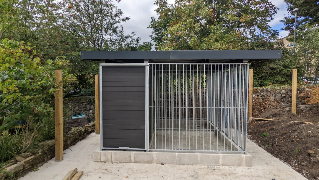 10 X 8 ft Duo Eco Thermal Plastic Dog Kennel - Kennel Company