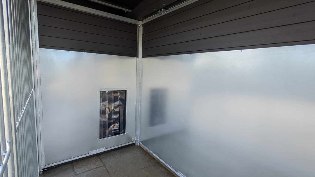 10 X 4 ft Single Eco Thermal Plastic Dog Kennel - Kennel Company