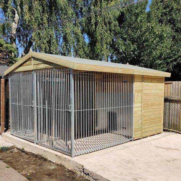 10 X 12 ft Double Dog Kennel - Kennel Company