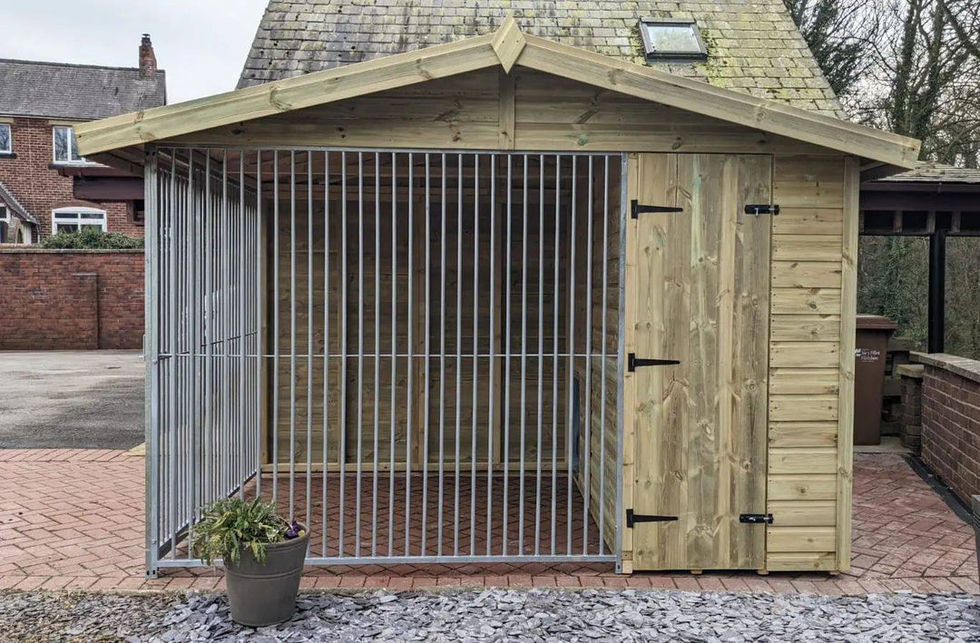 10 X 10 ft Single Dog Kennel - Kennel Company