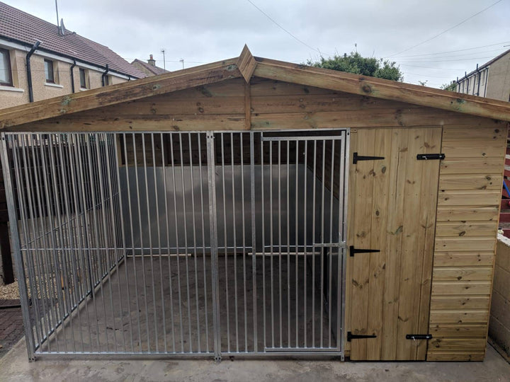 12 X 10 ft Single Dog Kennel - Kennel Company