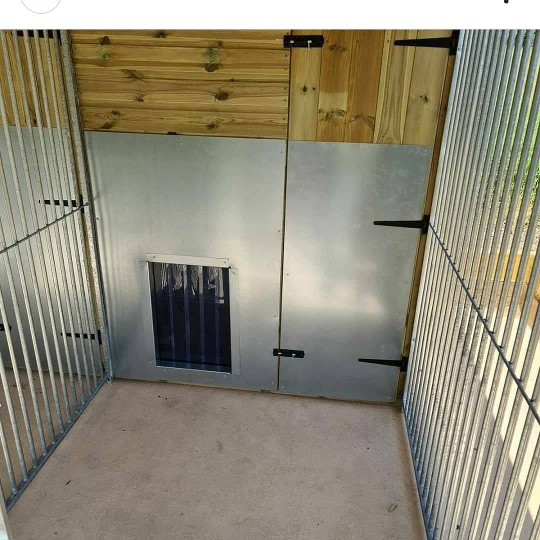 20 X 10 ft Four Bay Dog Kennel - Kennel Company