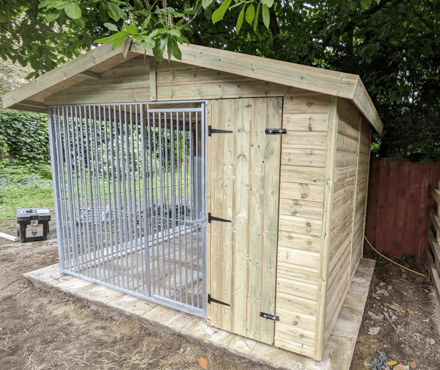 10 X 8 ft Single Dog Kennel - Kennel Company