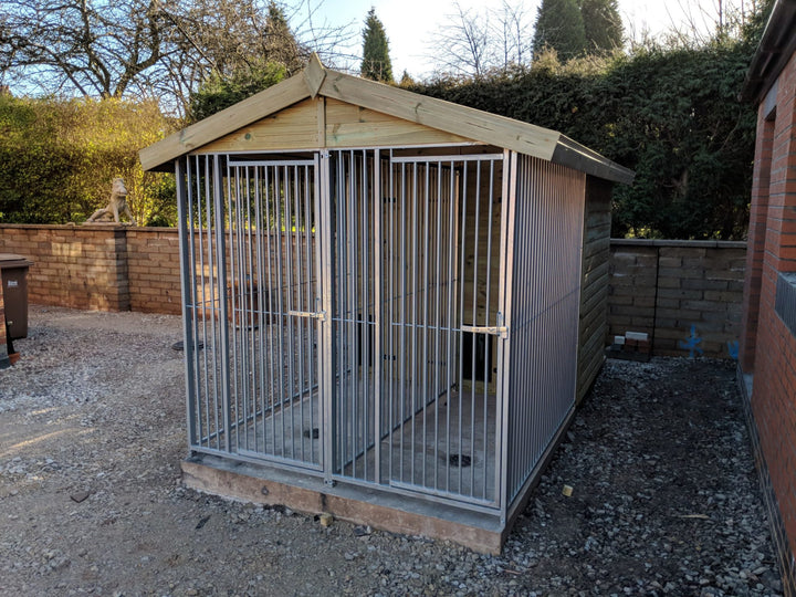 6.5 X 10 ft Double Dog Kennel - Kennel Company