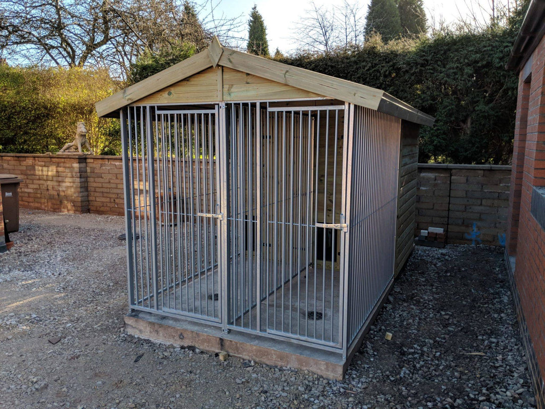 6.5 X 10 ft Double Dog Kennel - Kennel Company