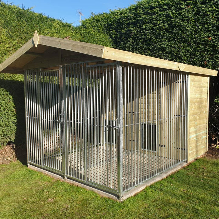 10 X 12 ft Double Dog Kennel - Kennel Company