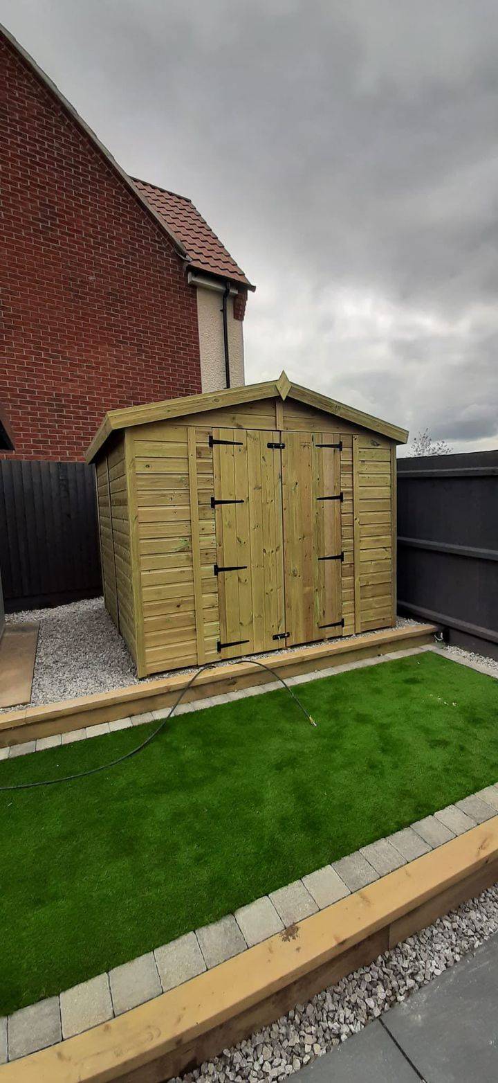 8 x 8 ft Shed - Kennel Company