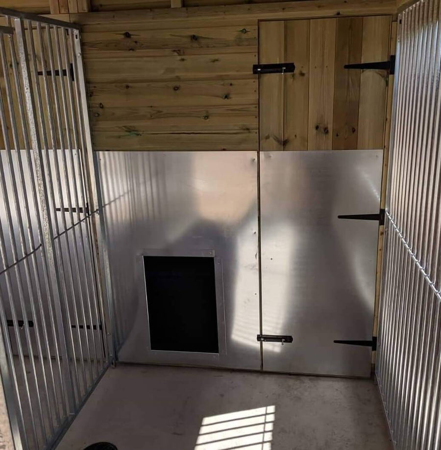 Galvanised Anti Destruction Panels - Kennel Company