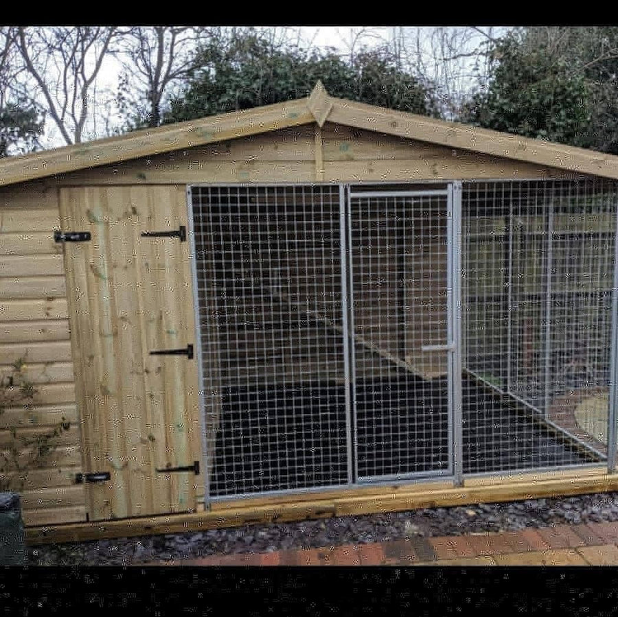 10 X 6.5 ft Single Cattery | Installation Included - Kennel Company