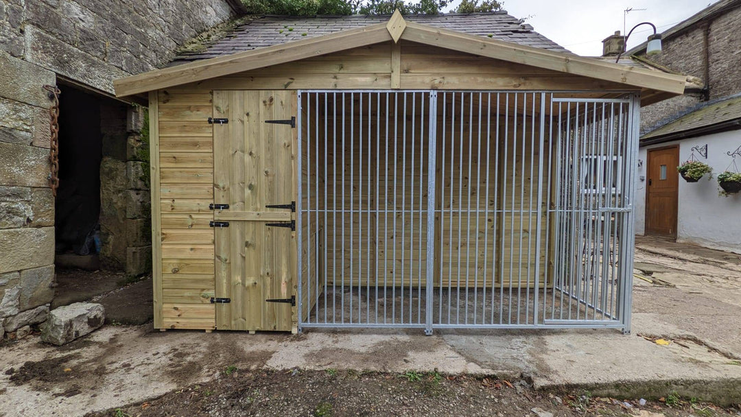 14 X 4 ft Single Dog Kennel - Kennel Company