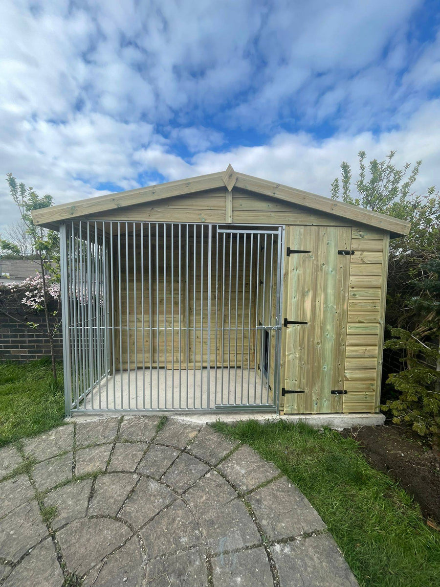 10 X 6.5 ft Single Dog Kennel - Kennel Company